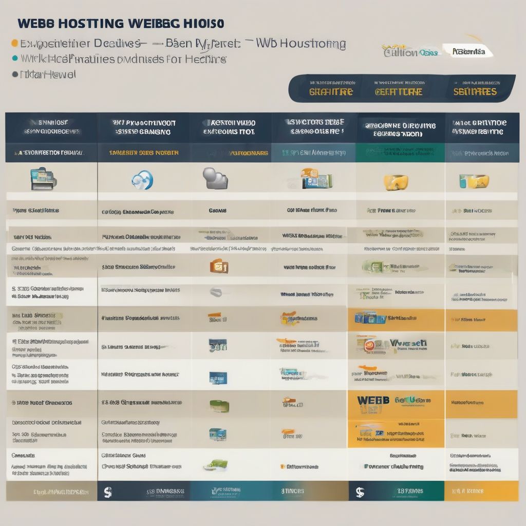 Web Hosting Comparison Chart